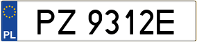 Truck License Plate